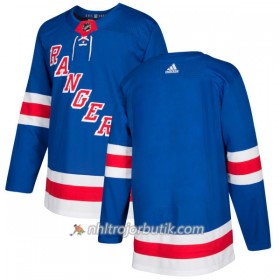 Män Ishockey New York Rangers Tröja Blank Adidas 2017-2018 Royal Authentic